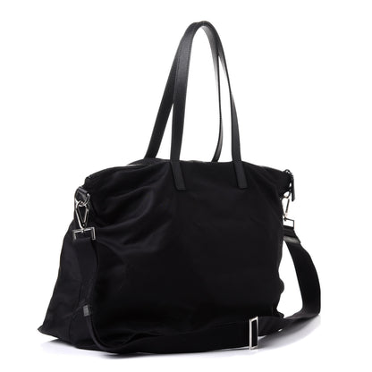 Prada X JAMES JEAN Tessuto Nylon Patch Shopping Tote Black 3 of 10