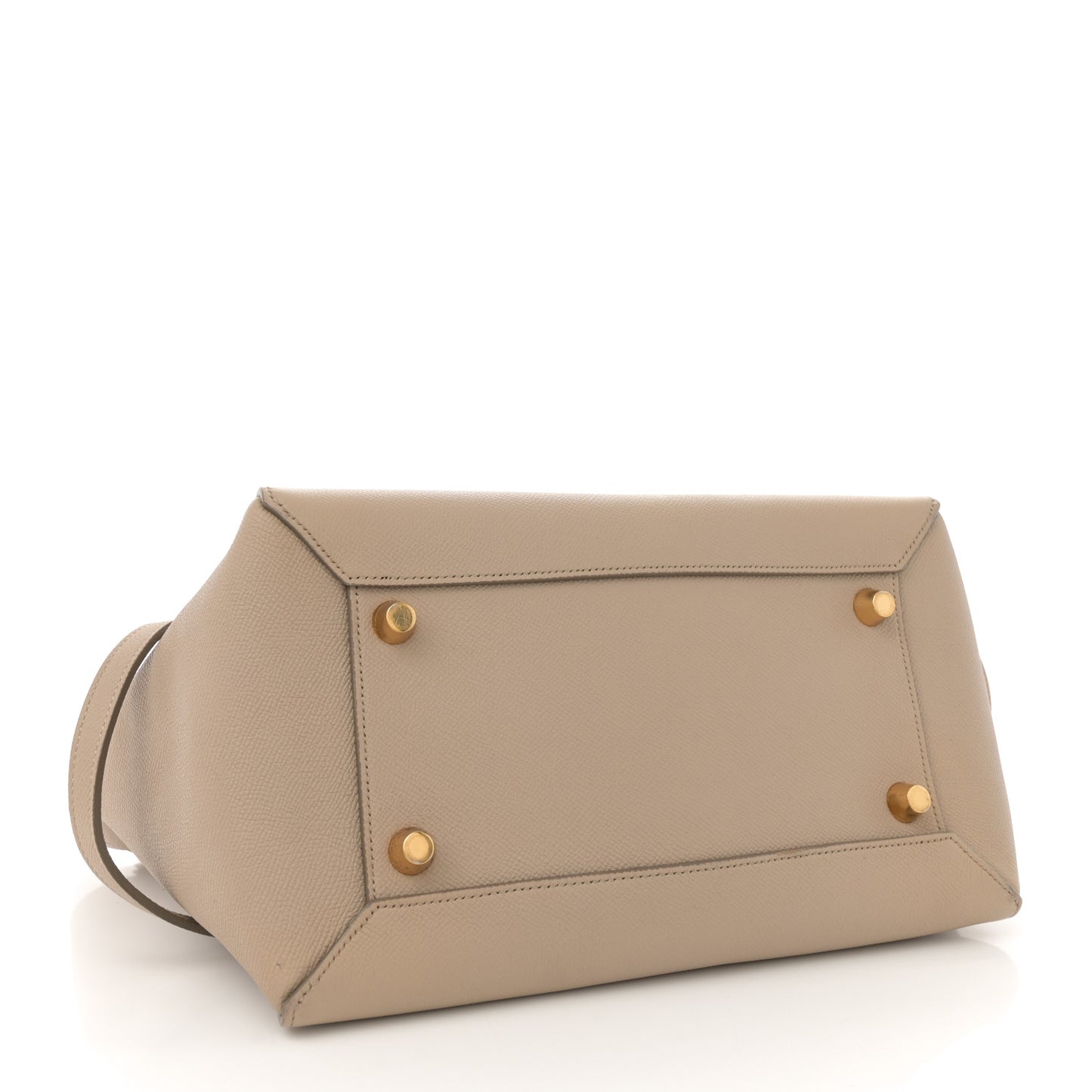 Grained Calfskin Mini Belt Bag Light Taupe