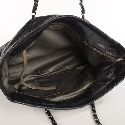 Chanel Lambskin Quilted East West Sharpei Tote Black 7 of 7