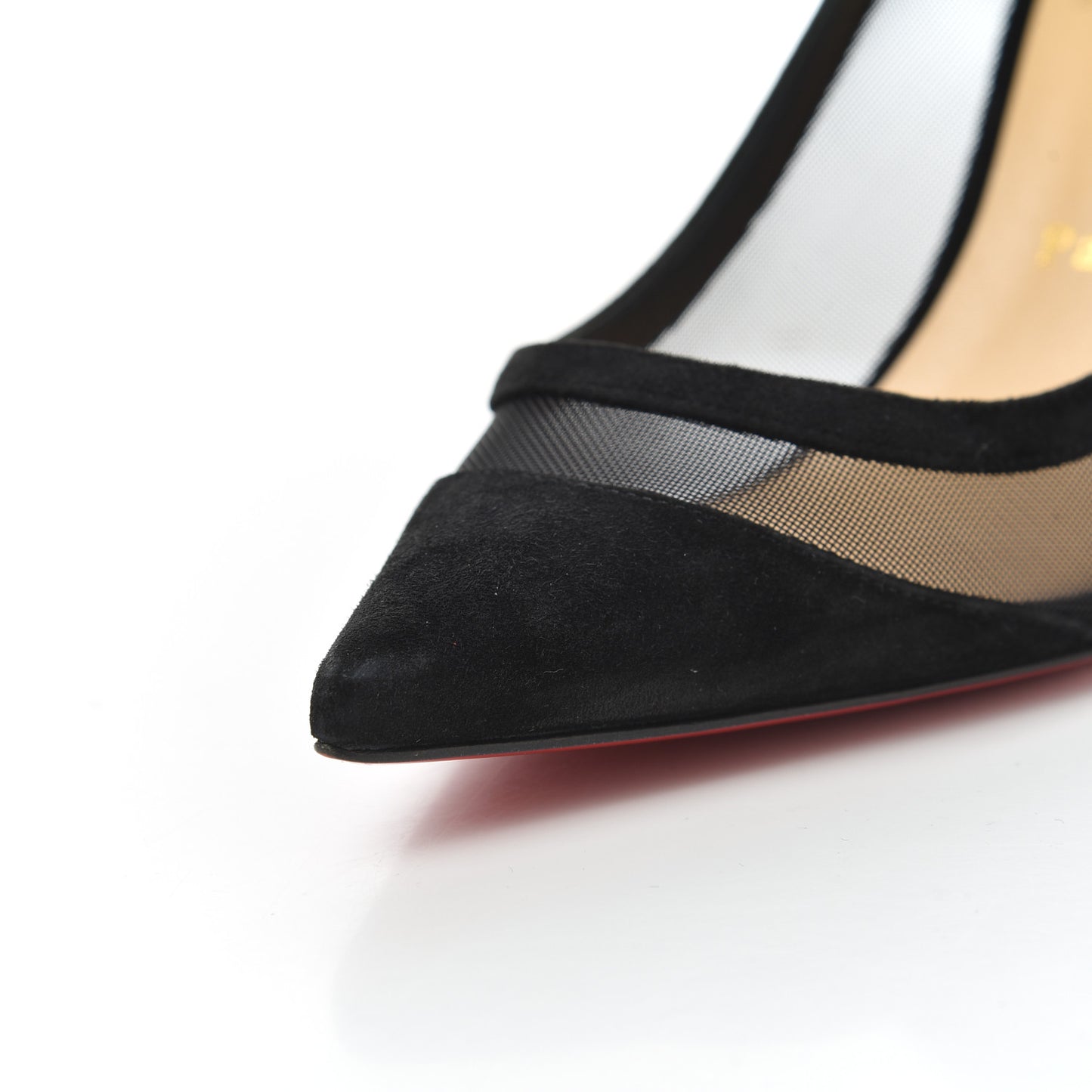 Veau Velours Rete Galativi 85 Pumps 38 Black