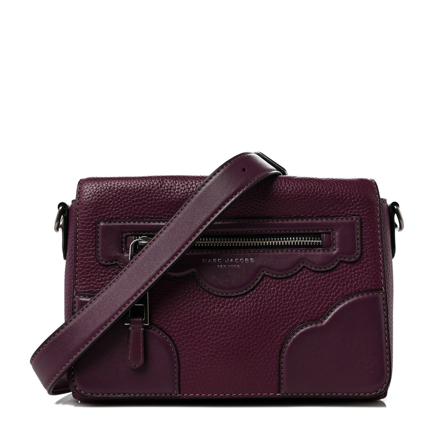Marc Jacobs Grained Calfskin Crossbody Blackberry 1 of 8