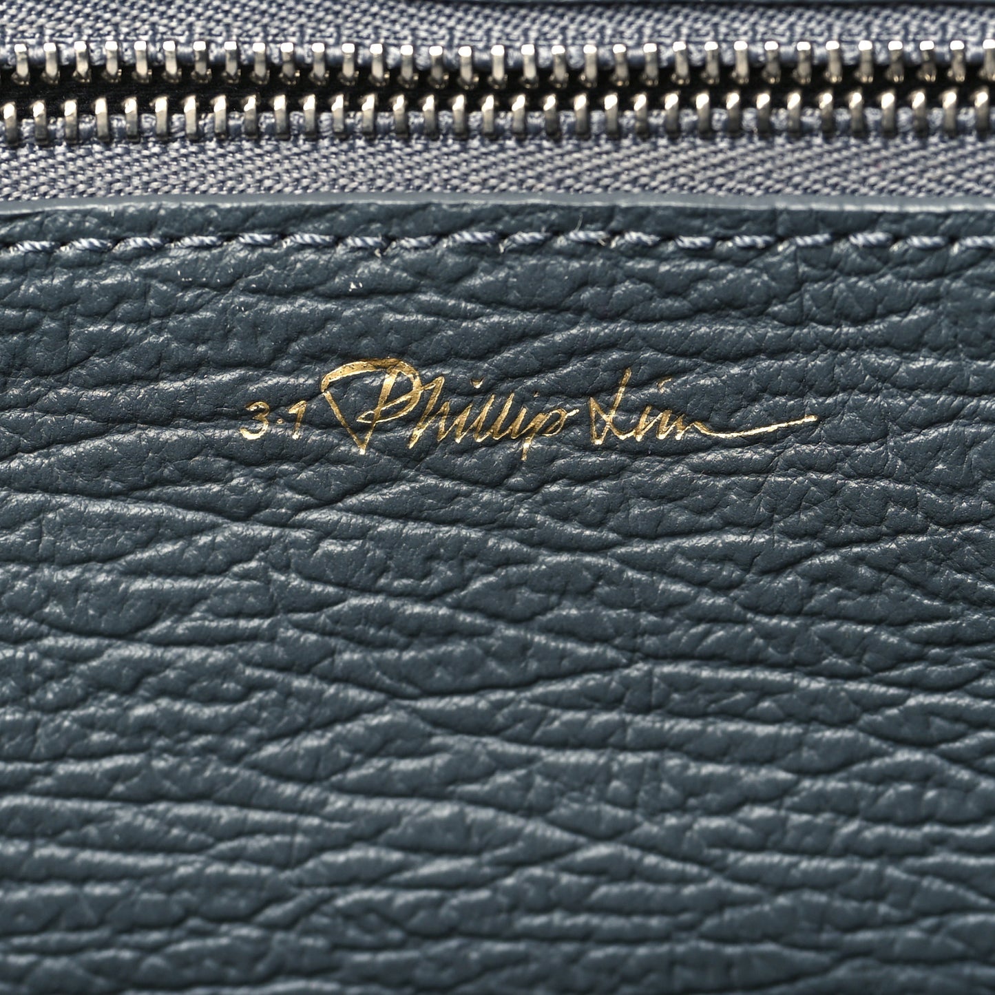 Textured Calfskin Medium Pashli Satchel Grey