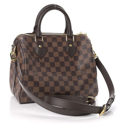 Louis Vuitton Damier Ebene Speedy Bandouliere 25 3 of 9