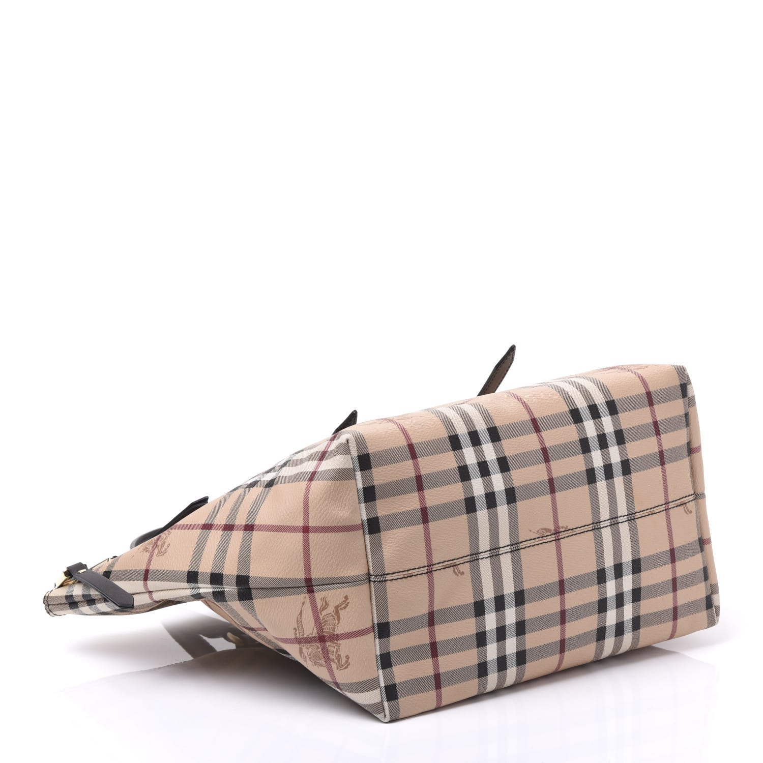 Burberry Haymarket Check Small Salisbury Tote Chocolate 3 of 11