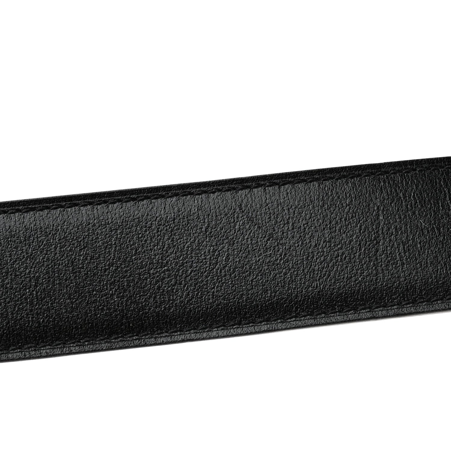 Hermes Chamonix Togo PVD Plated 32mm Tonight Belt 95 Black Bleu Nuit 9 of 10