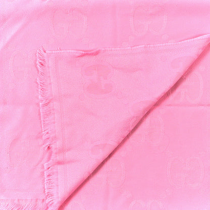 Gucci Wool Jacquard Monogram Jumbo GG Lady Nest Scarf Roseate 2 of 4
