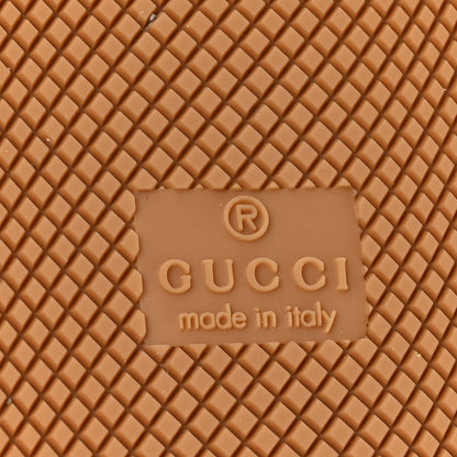 Gucci GG Supereme Monogram Miro Soft Calfskin Web Mens Screener Sneakers 9.5 Beige Ebony Black New Platinum 7 of 9