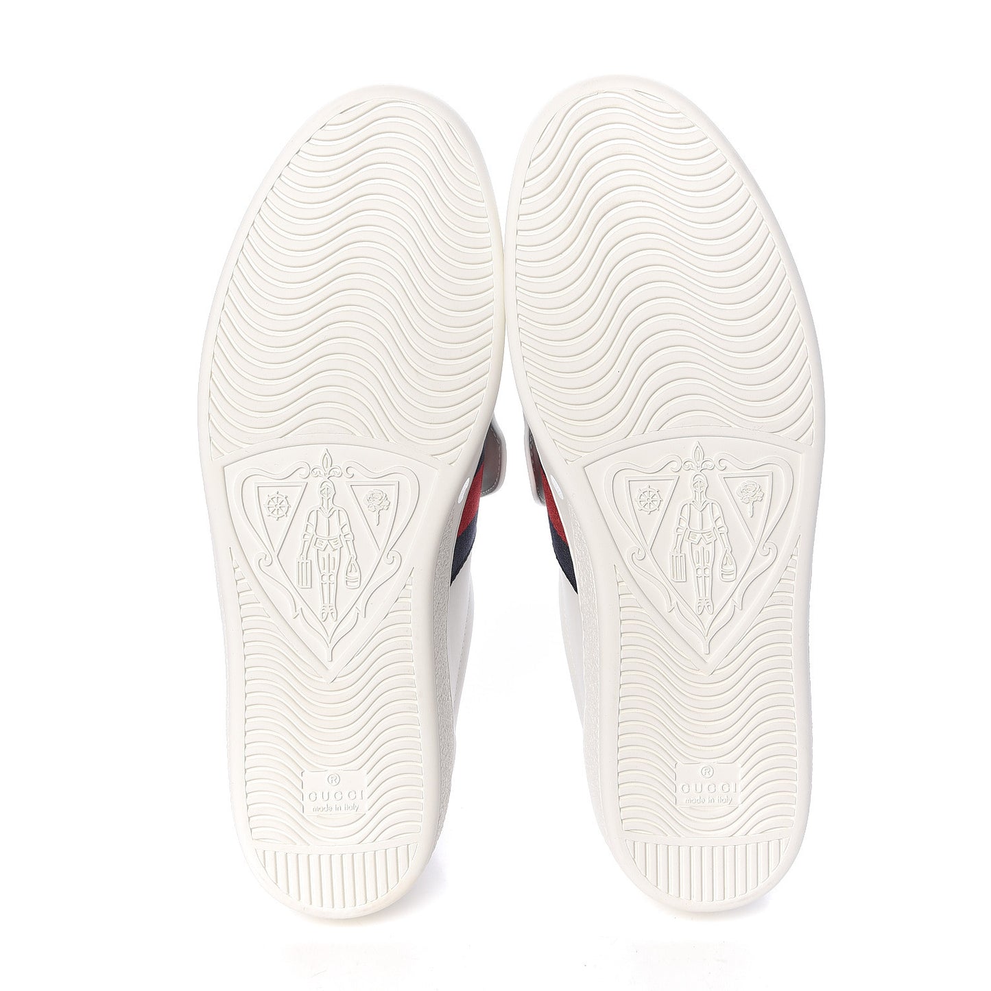Calfskin Ayers Web Tiger Embroidered Mens Ace Sneakers 10.5 White