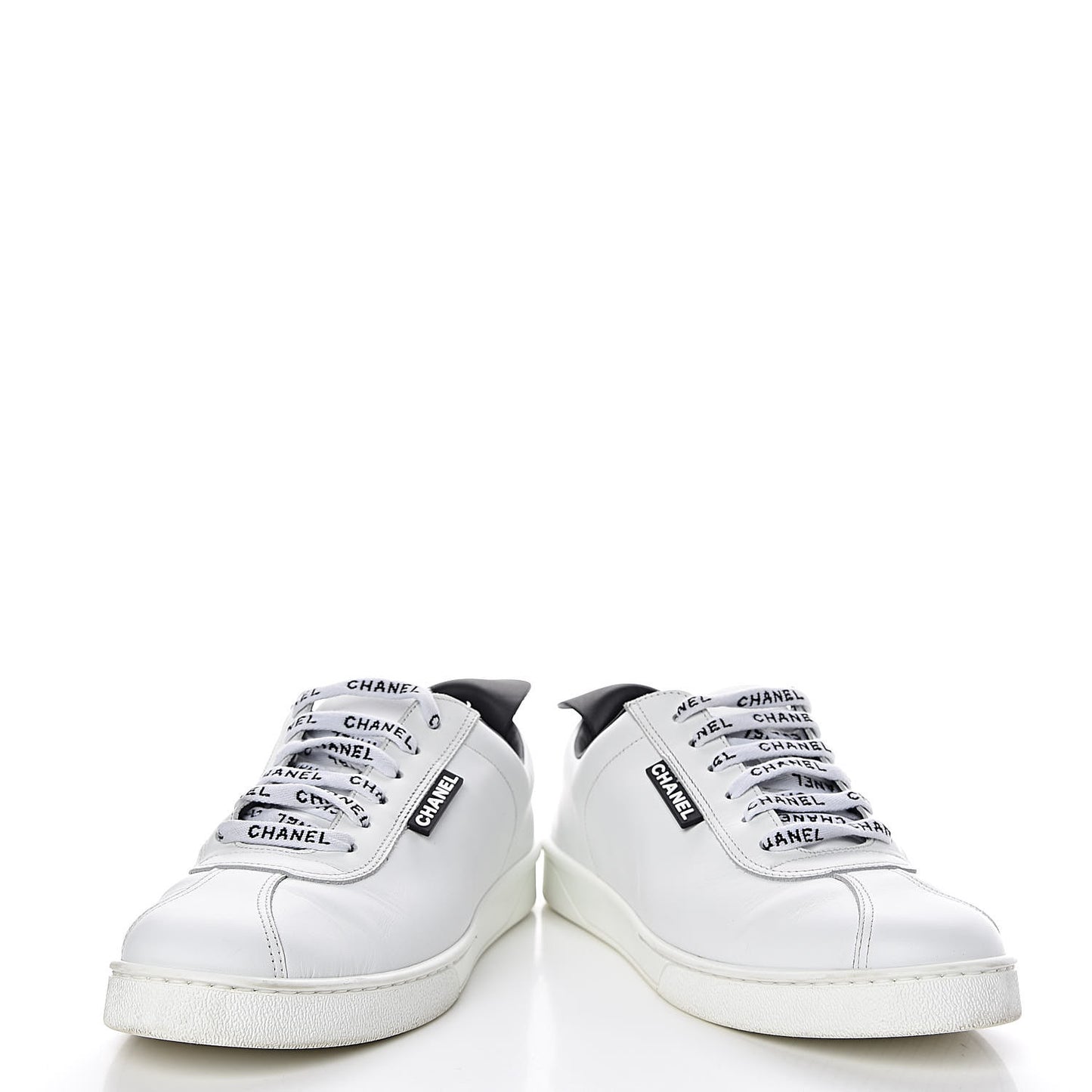 Calfskin CC Womens Sneakers 39 Black