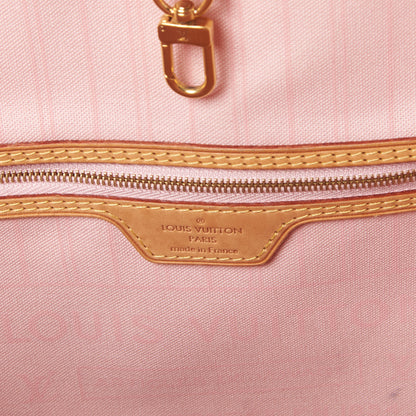 Louis Vuitton Damier Azur Neo Neverfull MM Rose Ballerine 7 of 8