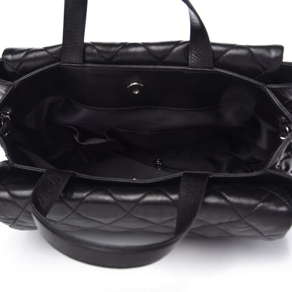 Chanel Lambskin Quilted Chanel 3 Maxi Flap Bag Black 5 of 10