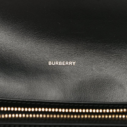 Burberry Vintage Check Grain Calfskin Halton Wallet Black 6 of 15