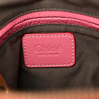 Chloe Calfskin Small Marcie Satchel Coral Pop 6 of 20