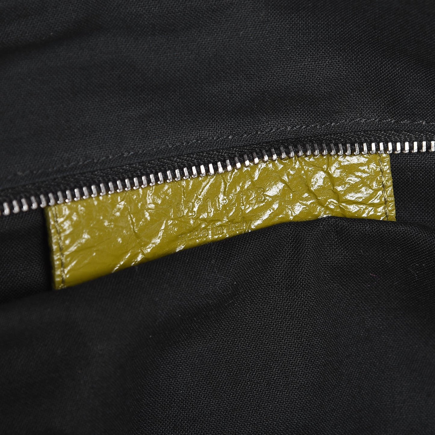 Patent Duffel Green