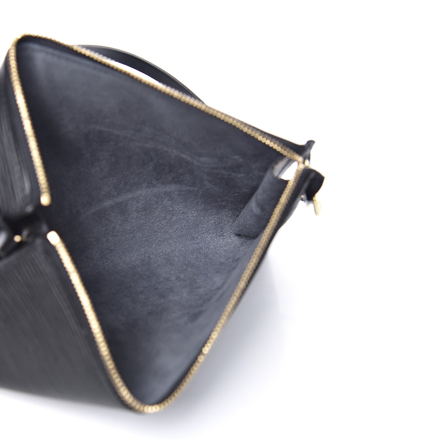 Louis Vuitton Epi Pochette Accessories 24 Black 6 of 9