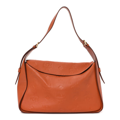 MCM Calfskin Ottomar Medium Aren Flap Hobo Bombay Brown 1 of 9