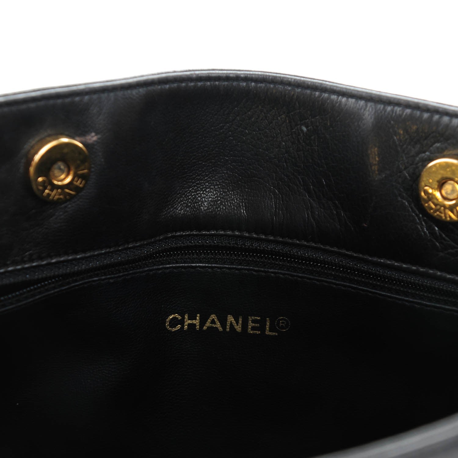 Chanel Lambskin Shoulder Bag Black 6 of 8