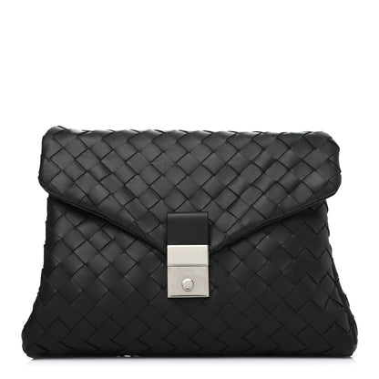Bottega Veneta Nappa Intrecciato Portfolio Clutch Black 1 of 7