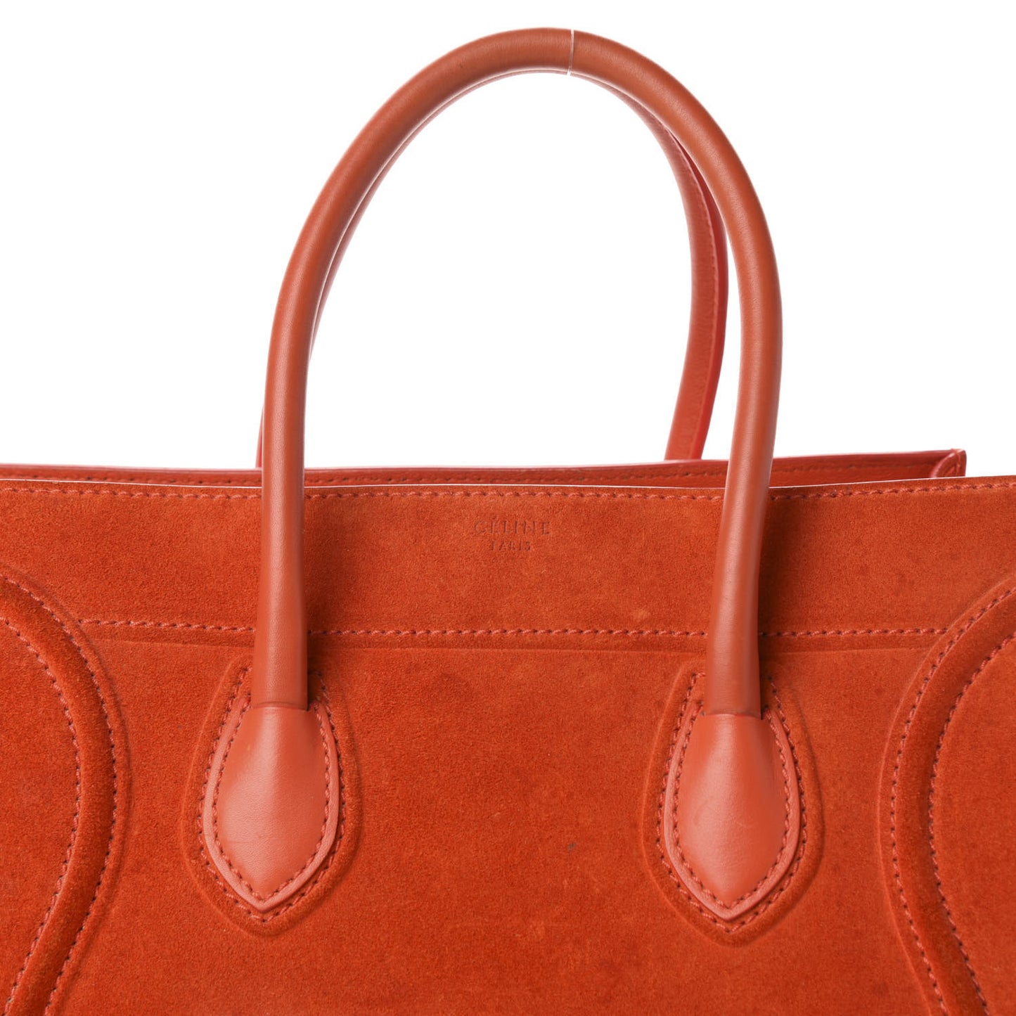 Suede Medium Phantom Luggage Bright Orange