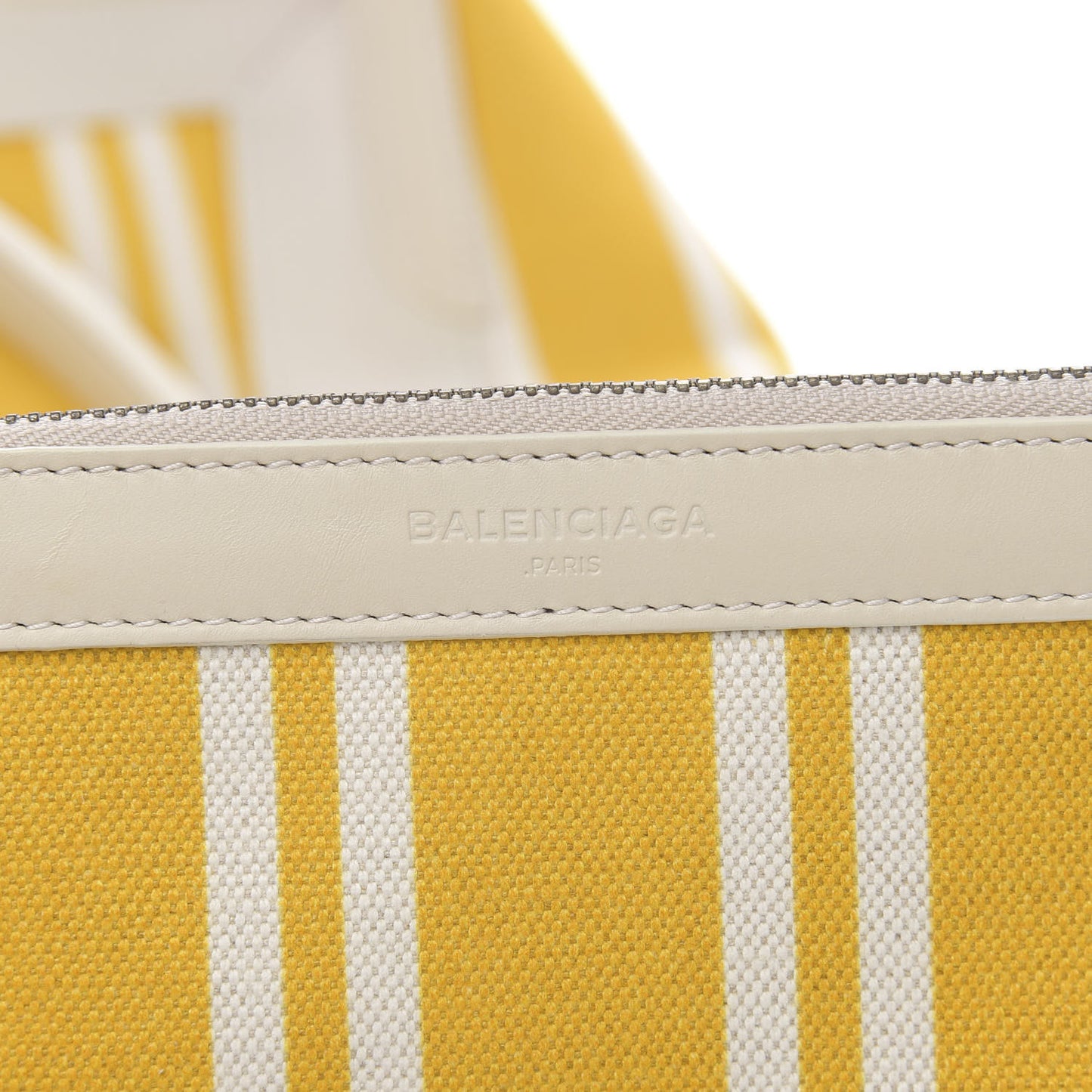 Canvas S Navy Cabas Yellow
