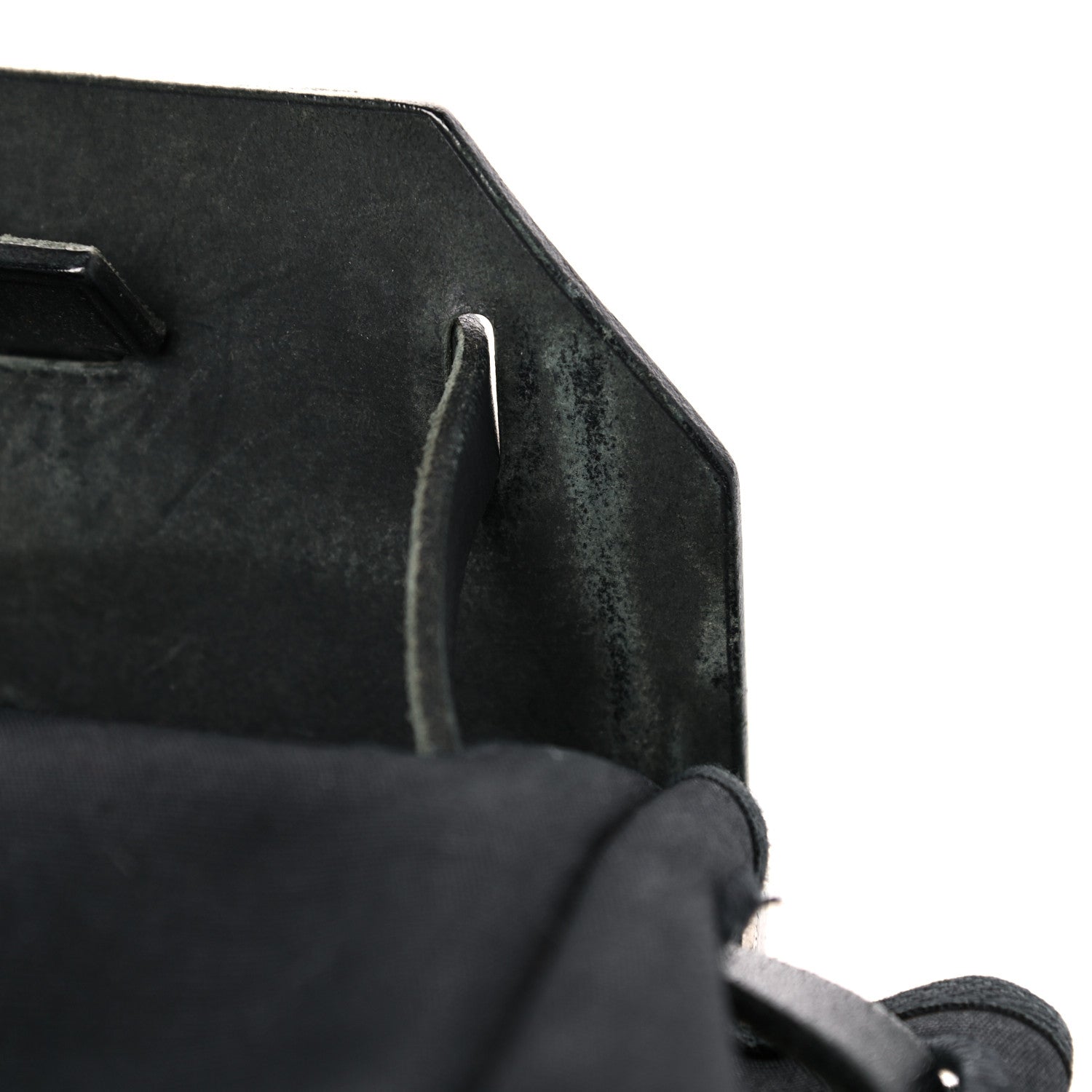 Hermes Toile Vache Calfskin Herbag 30 PM Backpack Black 8 of 28