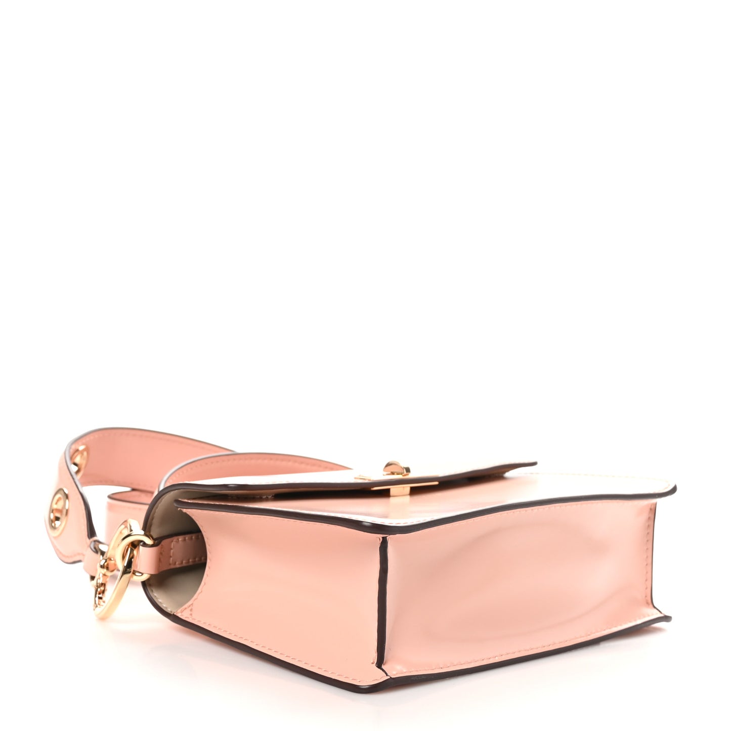 Calfskin The Downtown Shoulder Bag Rose Pink