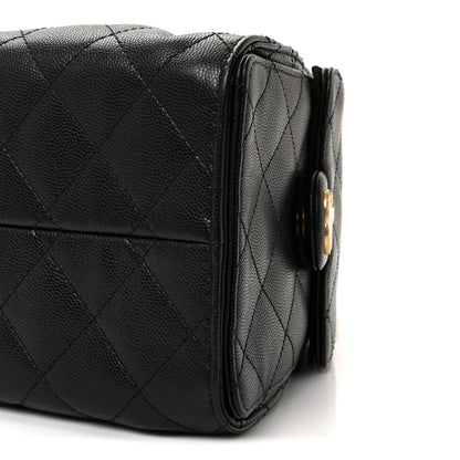 Chanel Caviar Quilted Small Chanel 25 Handbag Black 10 of 10