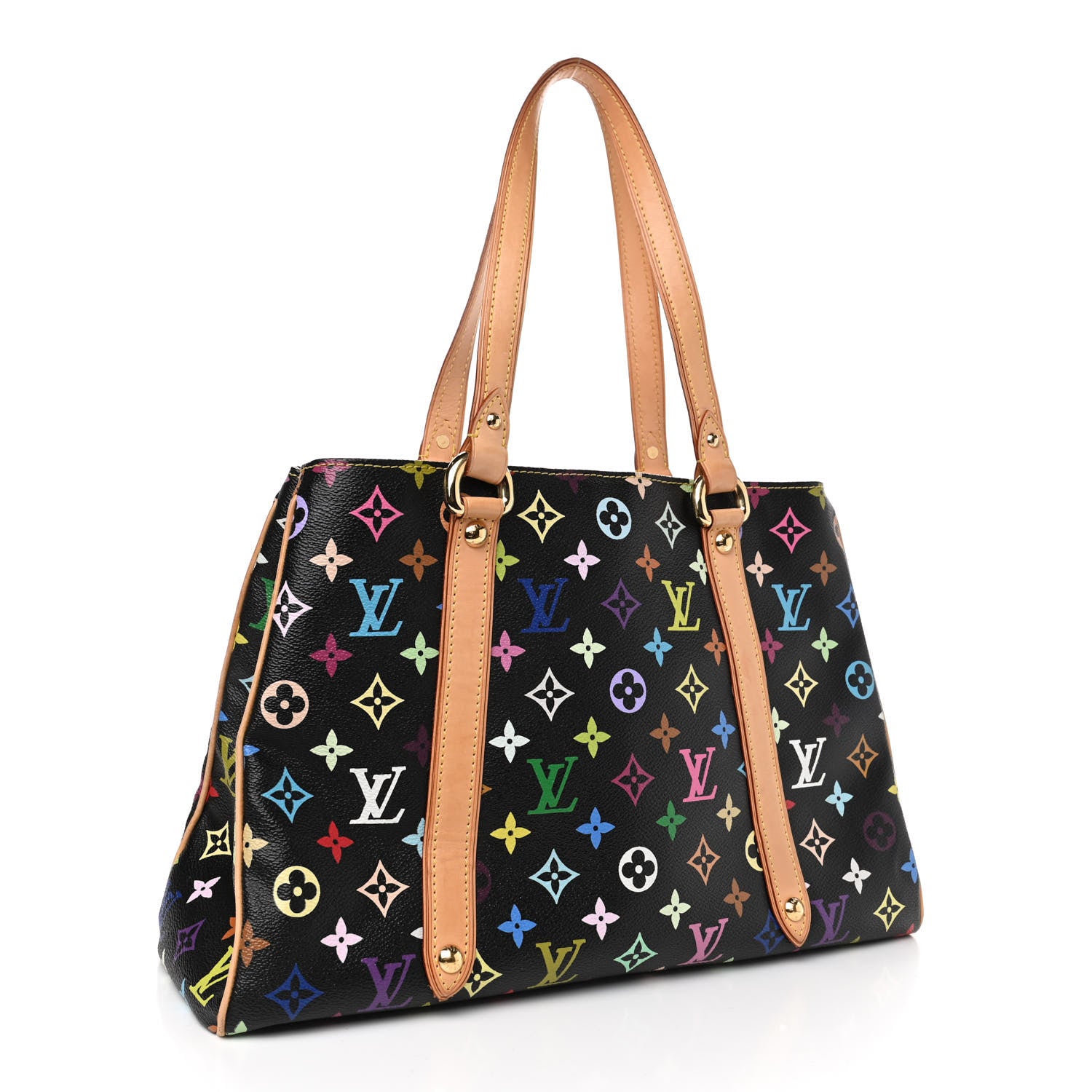Louis Vuitton Monogram Multicolor Aurelia MM Black 2 of 4