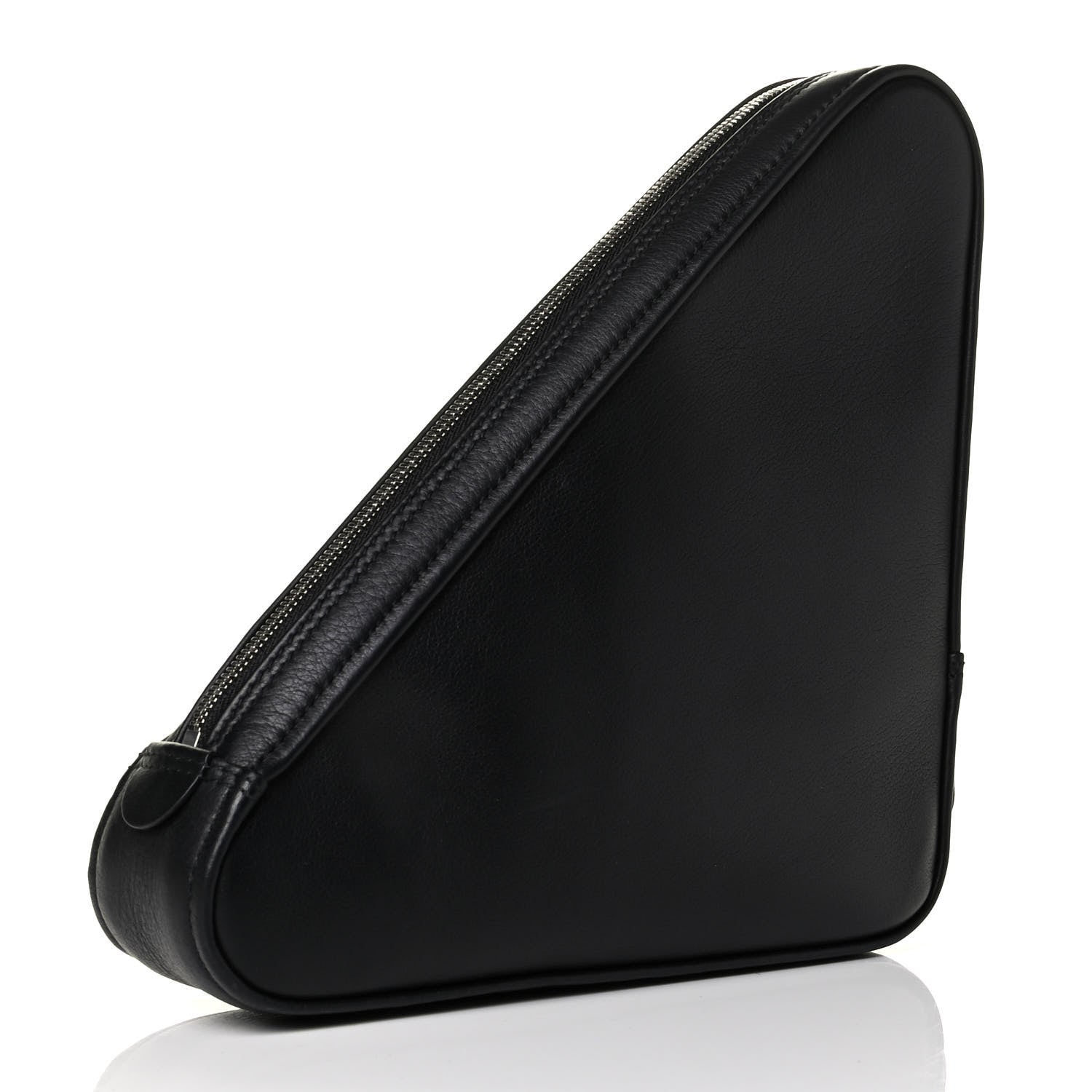 Balenciaga Calfskin M Triangle Pouch Black 2 of 6