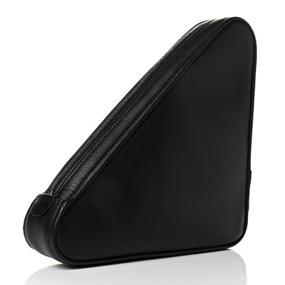 Balenciaga Calfskin M Triangle Pouch Black 2 of 6