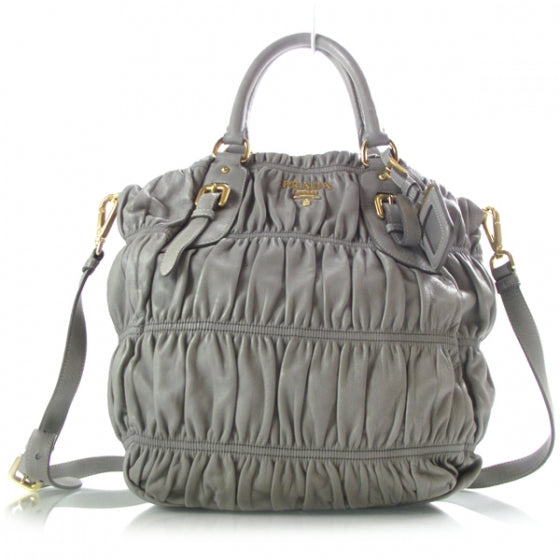 Nappa Gaufre Shopping Tote Nuvola