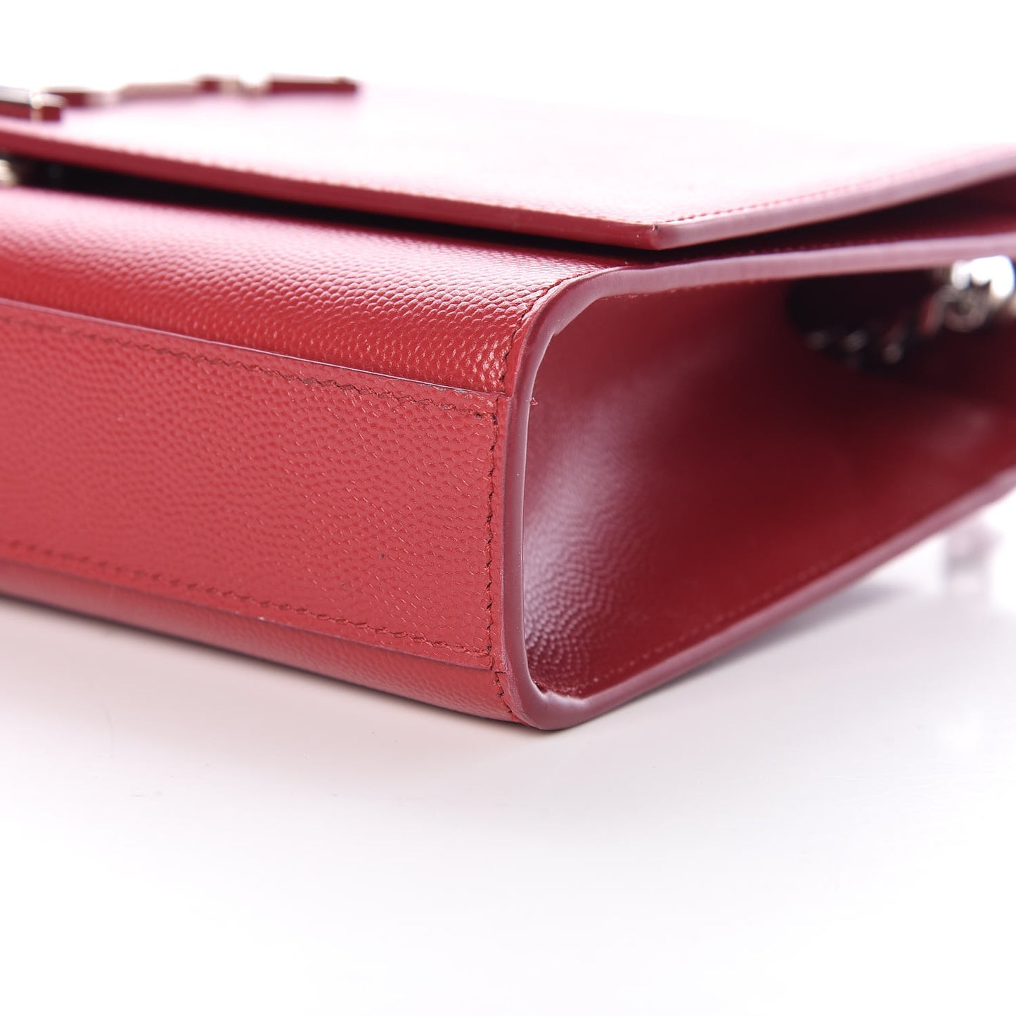 Grain De Poudre Medium Monogram Kate Satchel Red