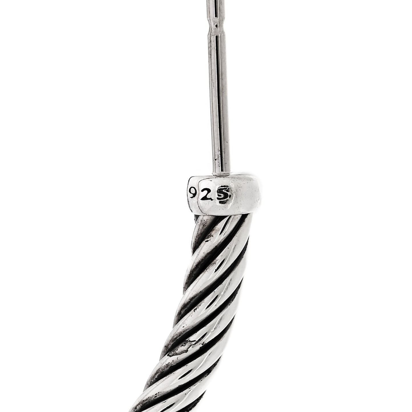 Sterling Silver Medium Cable Classics Hoop Earrings