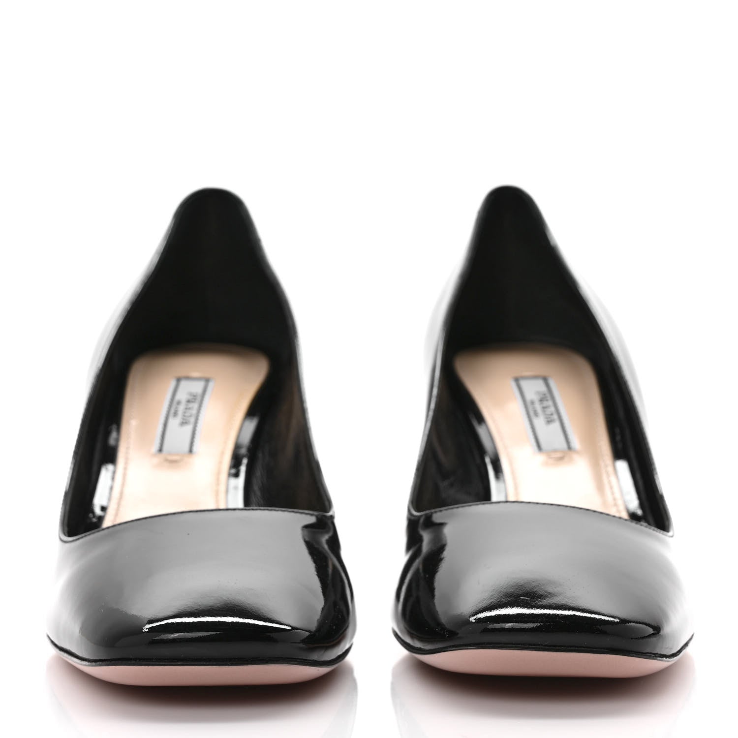 Prada Vernice 65mm Pumps 38 Black 2 of 8