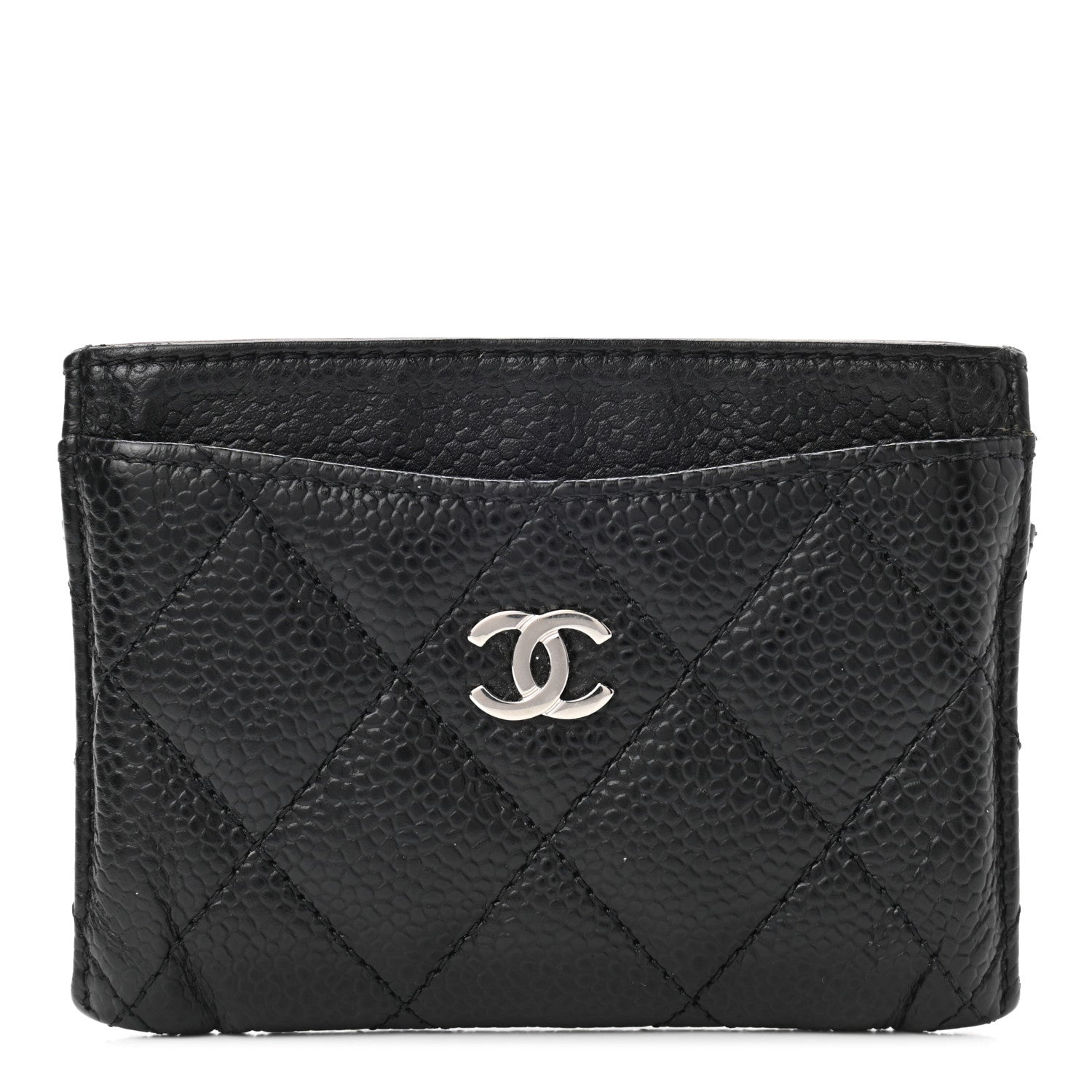 Chanel Caviar Quilted Card Holder Black 1 of 8
