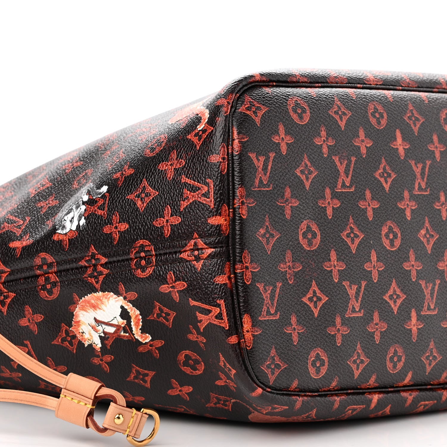 Louis Vuitton Catogram Neverfull MM Marron 10 of 12