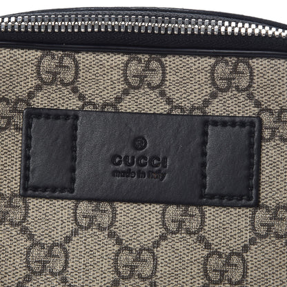 Gucci GG Supreme Monogram Web Belt Bag Black 7 of 11