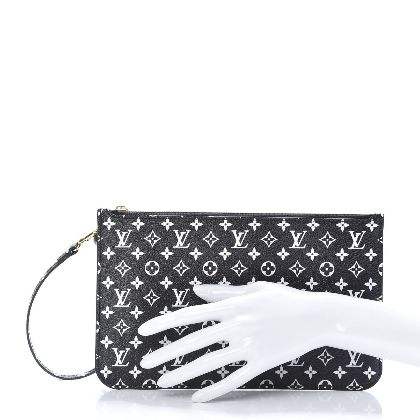 Monogram Giant Jungle Neverfull MM GM Pochette Black