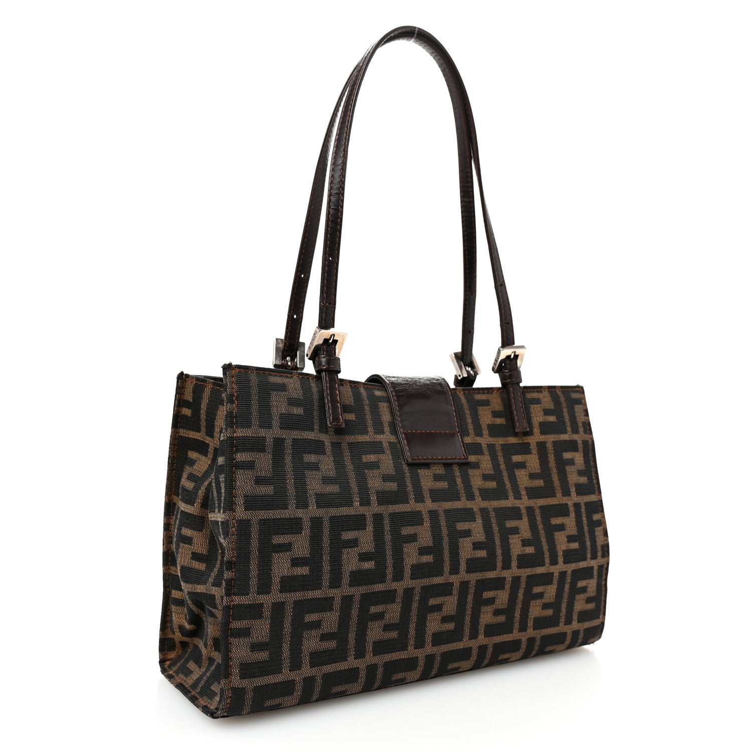 Fendi Zucca Shopping Tote Tobacco 3 of 12