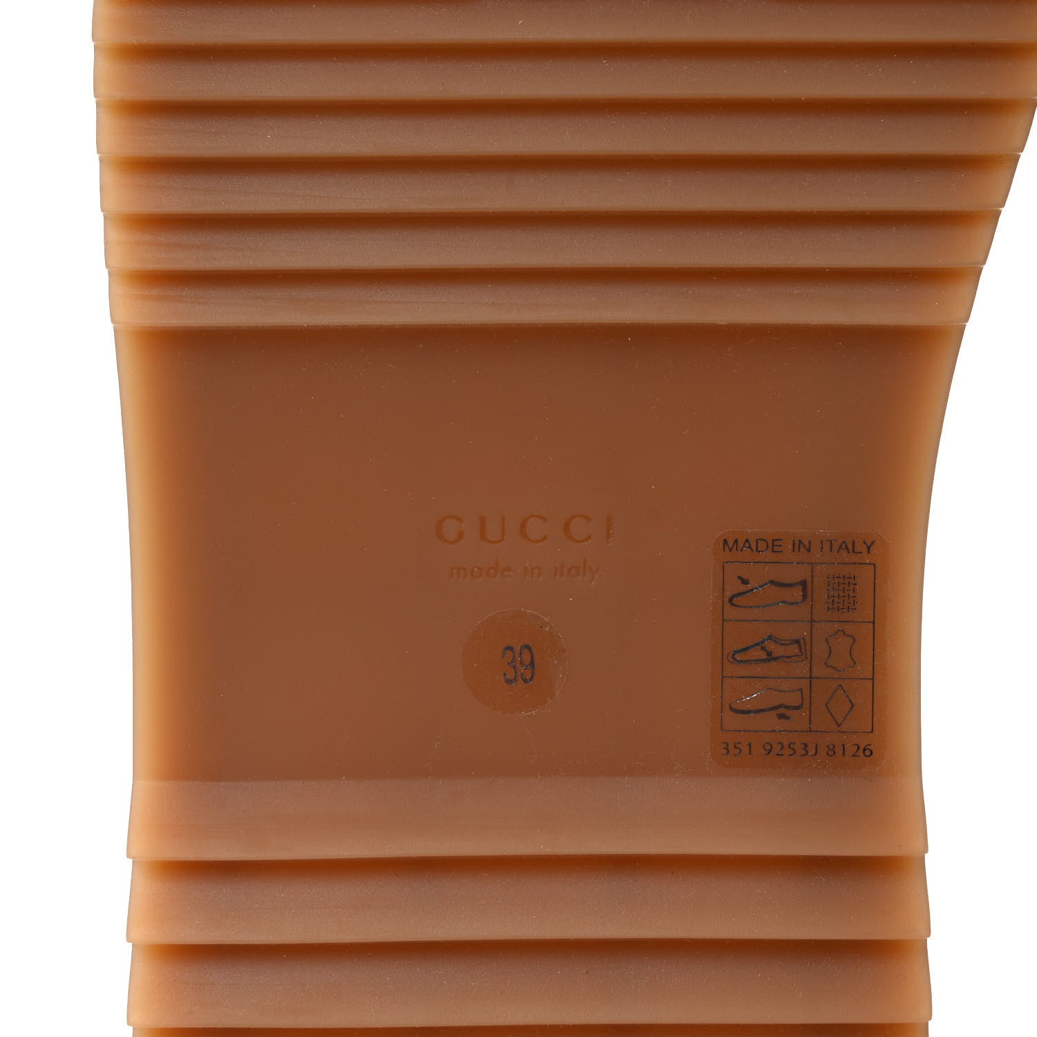 Gucci GG Supreme Monogram Water Flora Angelina Platform Slide Sandals 39 Beige Blue Multicolor 6 of 8