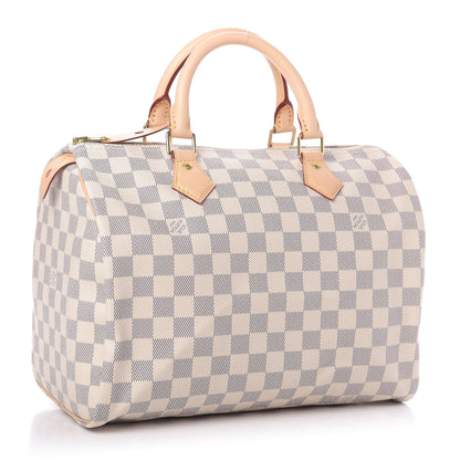 Louis Vuitton Damier Azur Speedy 30 3 of 9