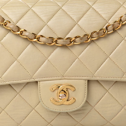 Chanel Lambskin Quilted Medium Double Sided Flap Beige 12 of 12