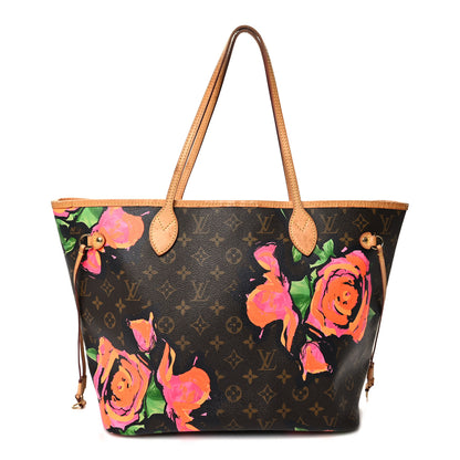 Louis Vuitton Monogram Roses Neverfull MM 1 of 10