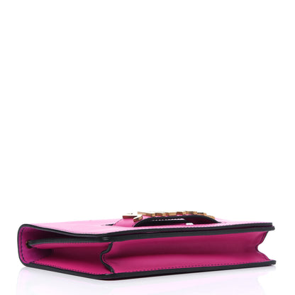 Christian Dior Calfskin J'Adior Chain Flap Bag Fuchsia 4 of 14