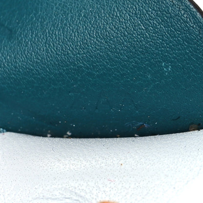Hermes Milo Lambskin Grigri Rodeo Pegase Horse Bag Charm PM Bleu Brume Sesame Vert Bosphore 4 of 4