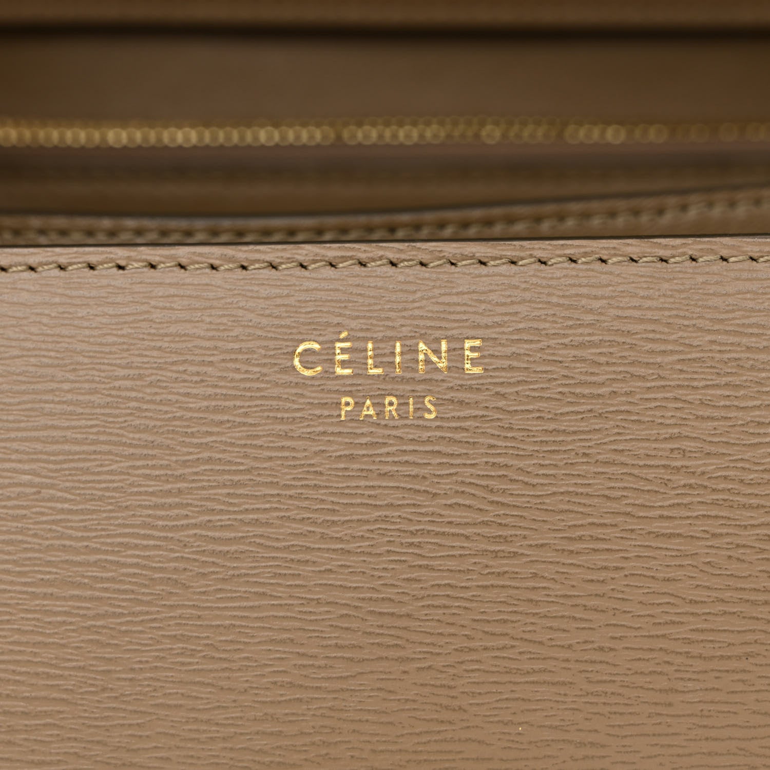 Celine Liege Calfskin Medium Classic Box Flap Bag Taupe 6 of 11