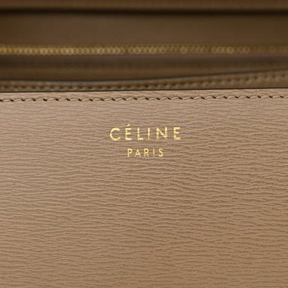 Celine Liege Calfskin Medium Classic Box Flap Bag Taupe 6 of 11