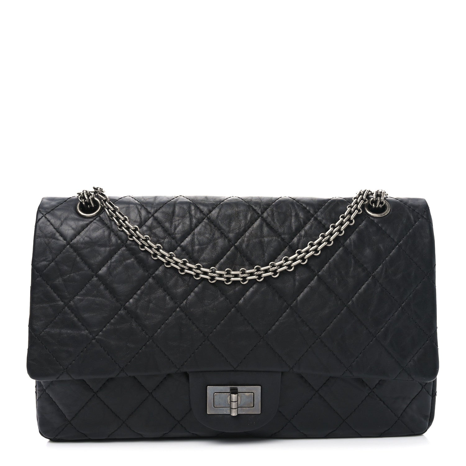 Chanel Aged Calfskin Quilted 2.55 Reissue 227 Flap Black 1 of 10
