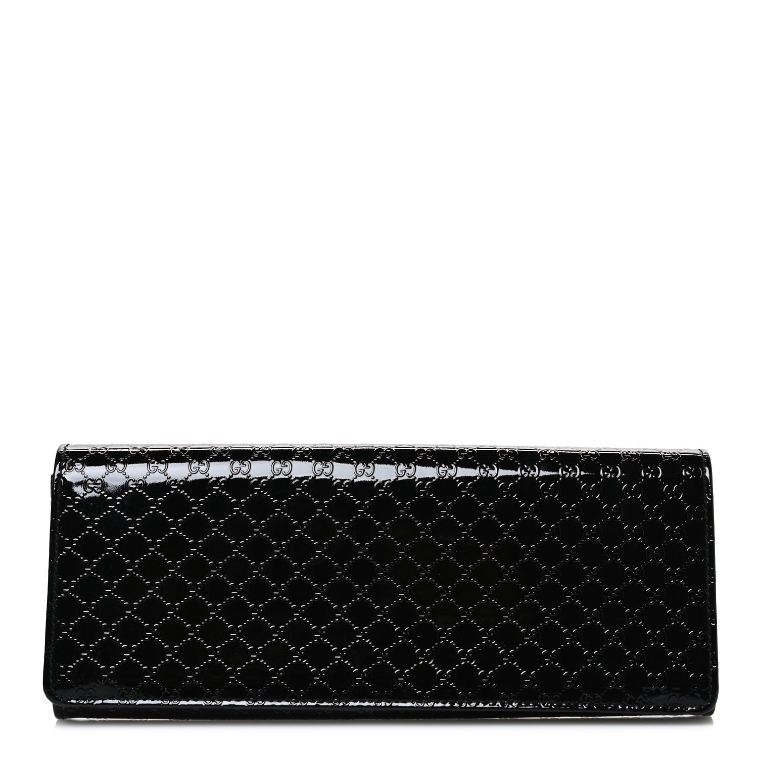 Gucci Patent Microguccissima Small Broadway Clutch Black 1 of 7