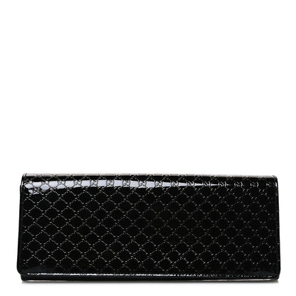 Gucci Patent Microguccissima Small Broadway Clutch Black 1 of 7